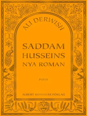cover image of Saddam Husseins nya roman